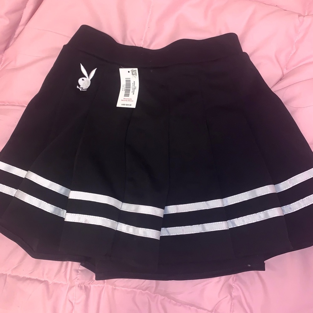 Playboy pleated skirt